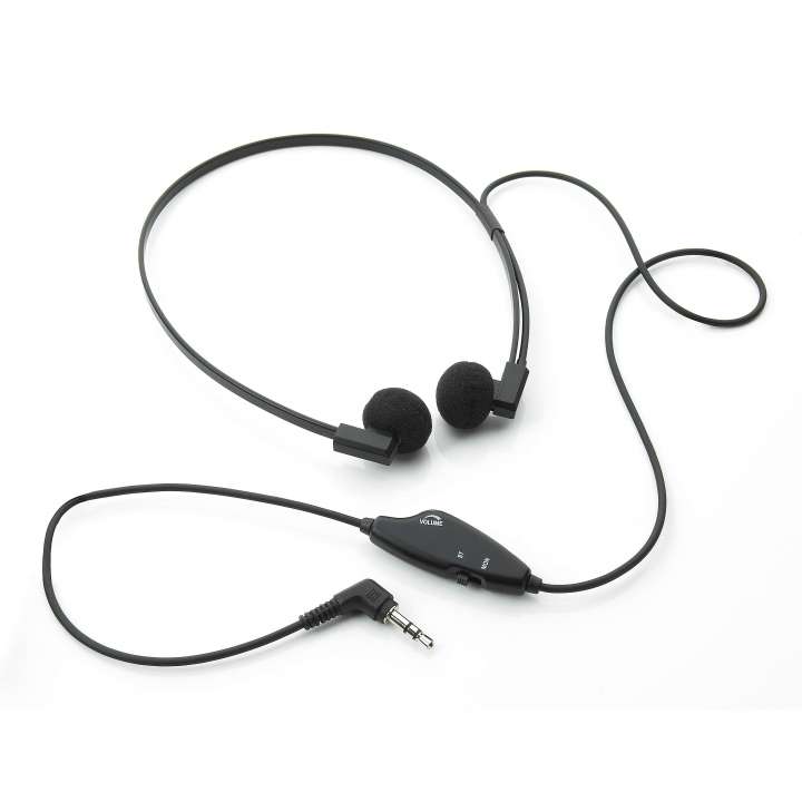 VEC-SPECTRAVC5 VEC TWIN-SPEAKER STEREO HEADSET W/VOLUME CONTROL AND STEREO/MONO SWITCH WITH 5' CORD